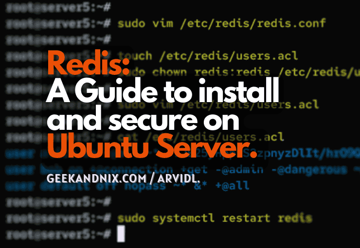 How to Install Redis on Ubuntu 24.04/22.04 Server