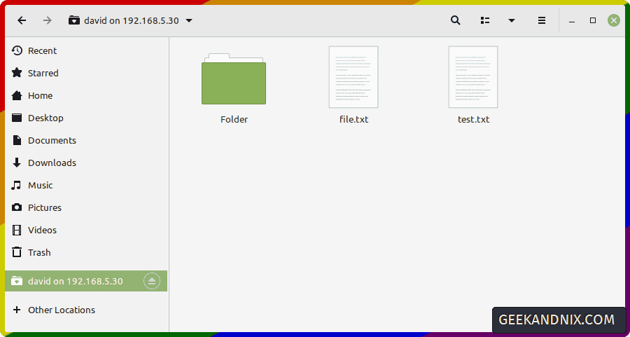 Uploading files to Samba shared folder