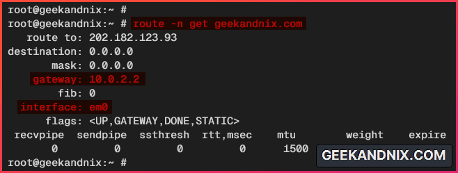 Testing internet connection and default gateway
