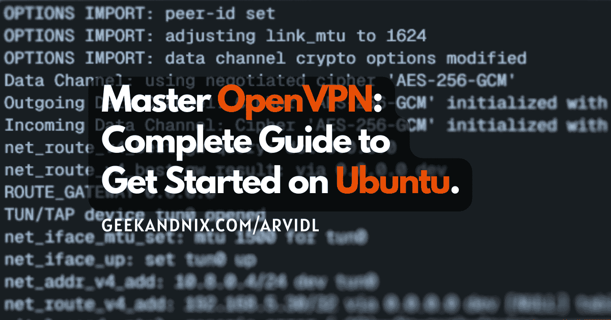 How to Install OpenVPN Server on Ubuntu 22.04