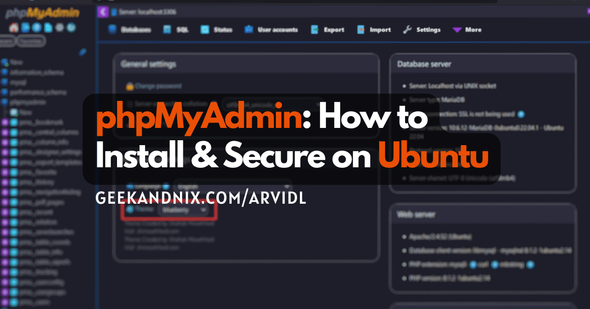 How to Install phpMyAdmin on Ubuntu 24.04