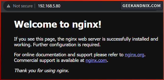 Accessing Nginx installation on FreeBSD