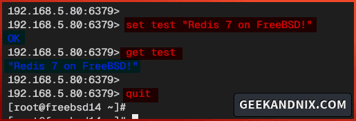 Create and retrieve key-value in Redis
