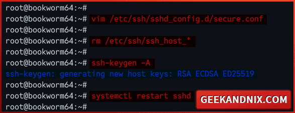 Hardening OpenSSH server