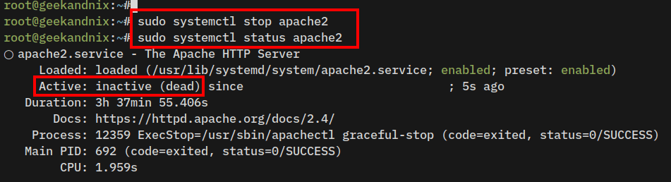 Stopping Apache service before installing Varnish