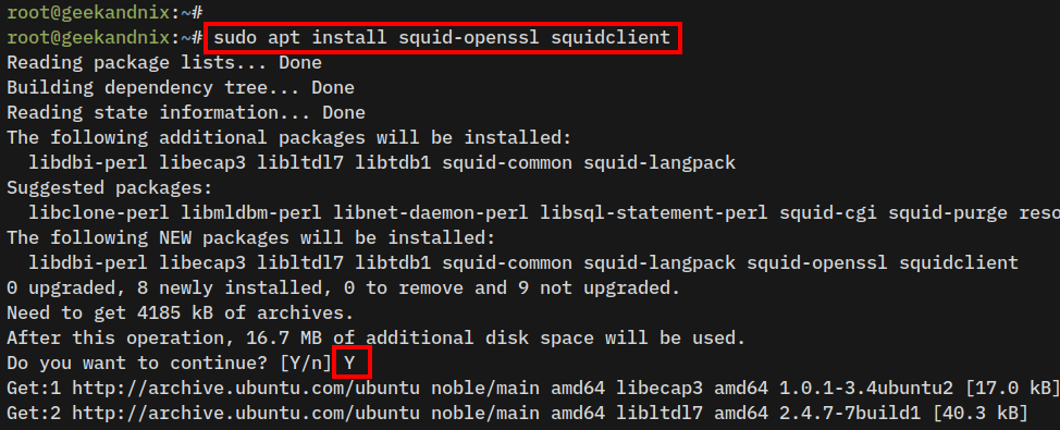 Installing squid-openssl