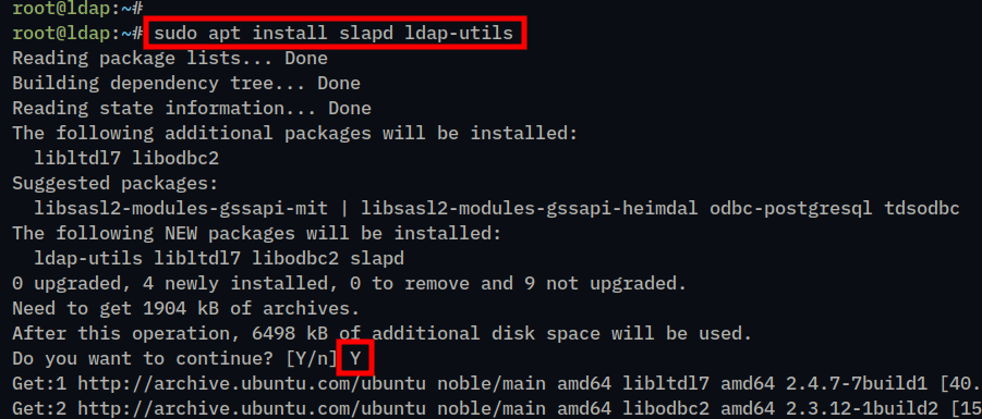 Installing OpenLDAP on Ubuntu 24.04