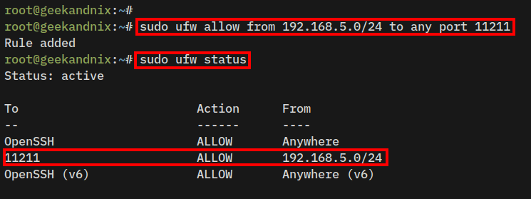 Securing memcached with UFW (Uncomplicated Firewall)